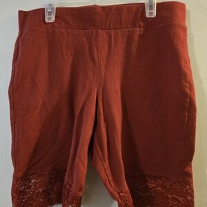 Torrid Rust Red Shorts